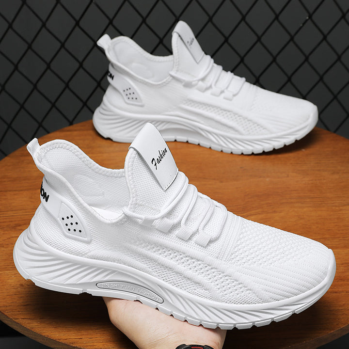 Women's seamless Flyknit comfort running shoe with elastic sock entry and reactive lightweight sole Mune Fashion