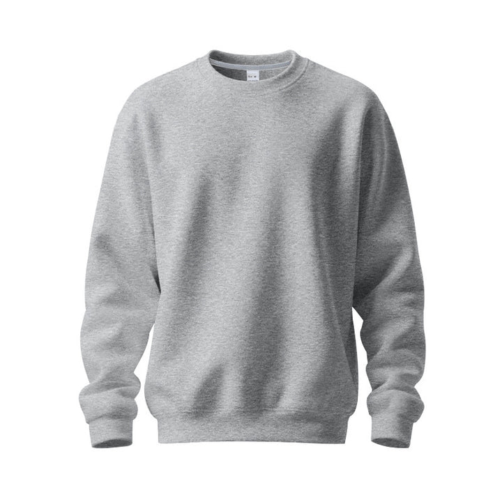 Men's oversized crew neck sweatshirt made of soft cotton fleece with ribbed cuffs Mune Fashion