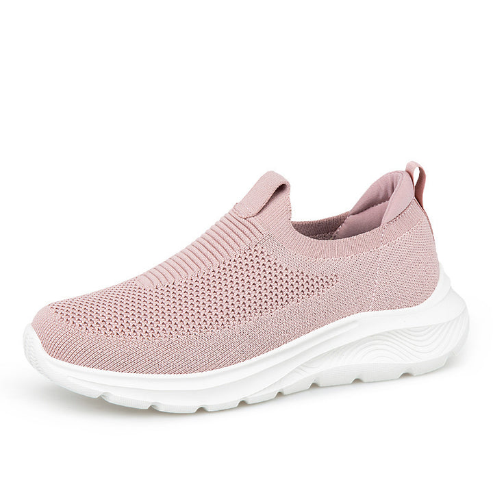 Women's seamless knit slip-on with elastic entry, padded comfort insole and profiled lightweight sole design Mune Fashion