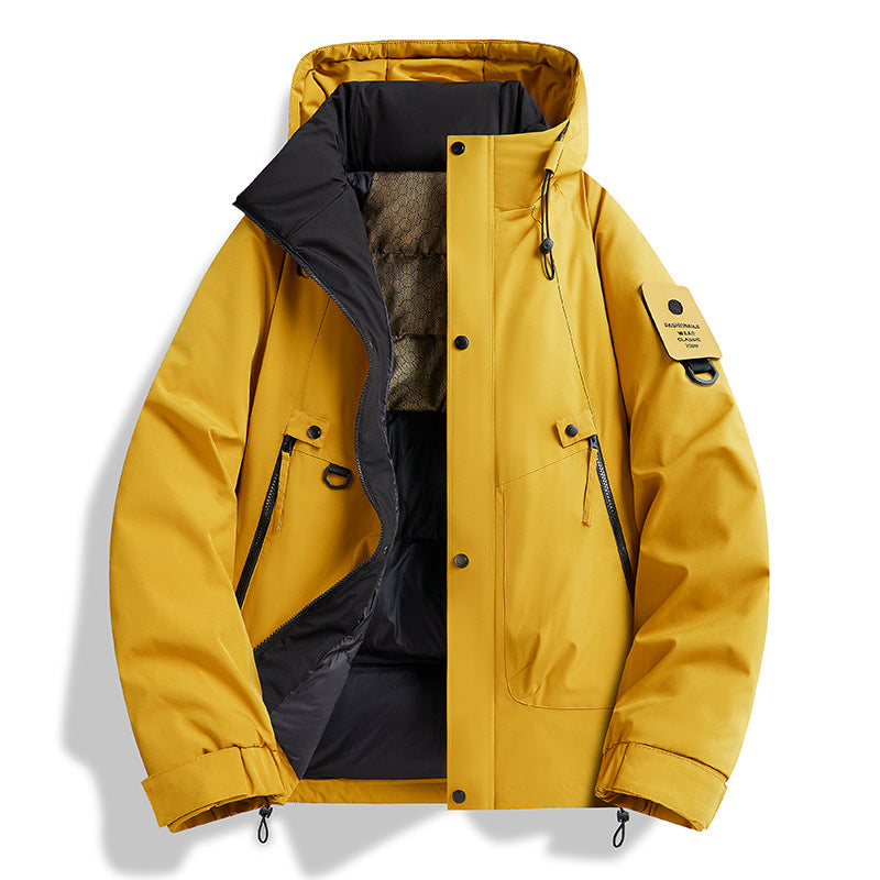 Men's Technical Urban Parka with Thermo Insulation and Multifunctional Pockets Mune Fashion