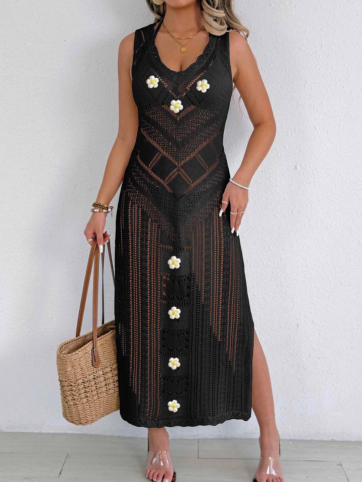 Women’s crochet dress with floral design Mune Fashion