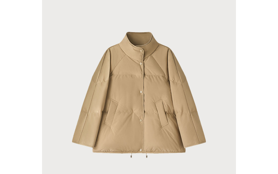 Women's Fashionable Transitional Jacket with High Collar Mune Fashion