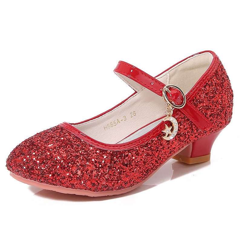 Girls' ballet shoes with adjustable strap and glitter detail Mune Fashion