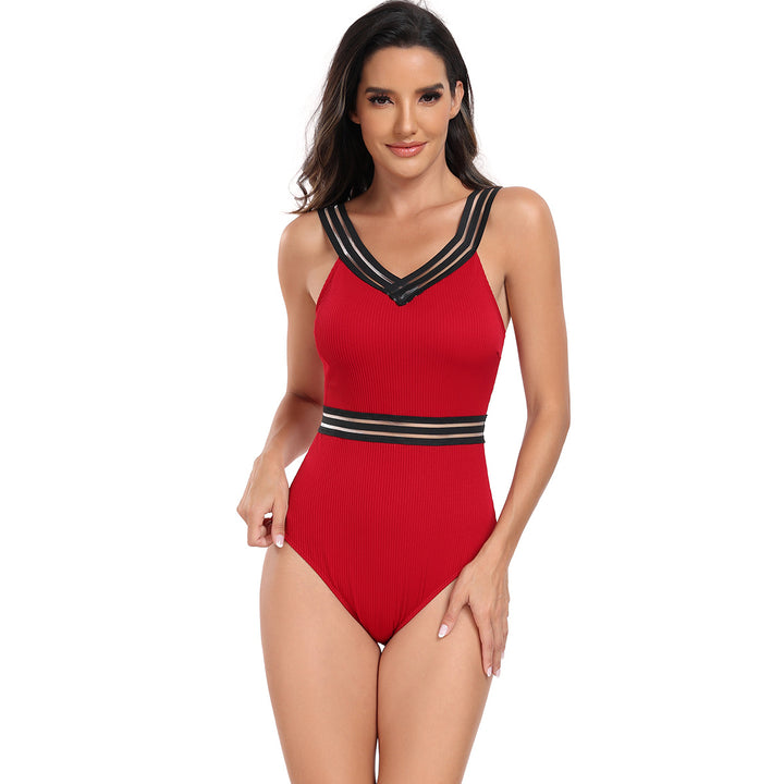 Women's sporty one-piece with fashionable contrasting elements Mune Fashion