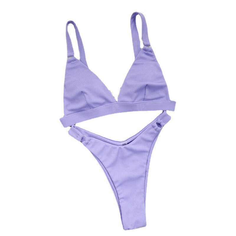 Women's Triangle Bikini with Fashionable Accents Mune Fashion