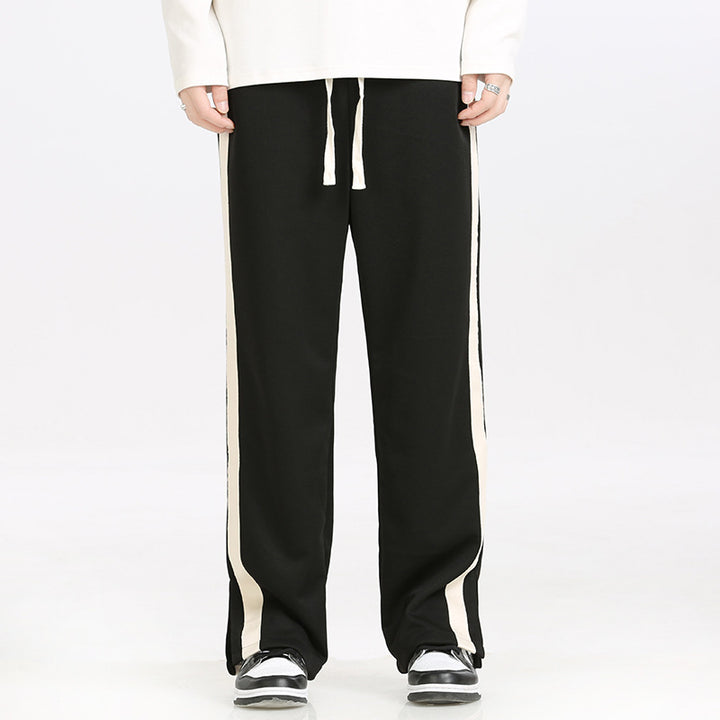 Men's Sporty Lounge Pants with Side Stripes Mune Fashion
