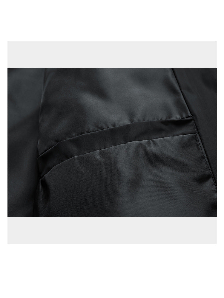 Men's quilted jacket with thermal lining and stand-up collar Mune Fashion
