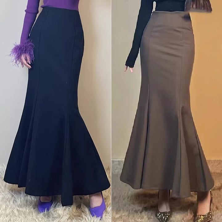 Women Elegant Maxi Skirt with Elegant Swing Design Mune Fashion