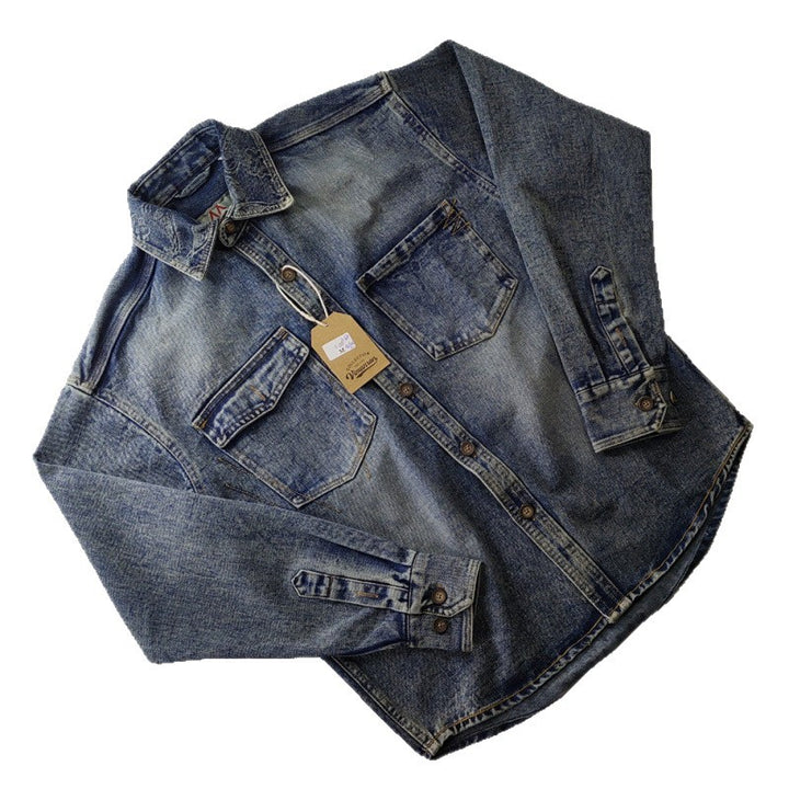 Men's Classic Denim Shirt Jacket Mune Fashion
