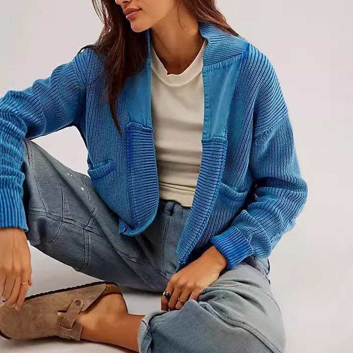 Women’s fashionable cardigan with large pockets