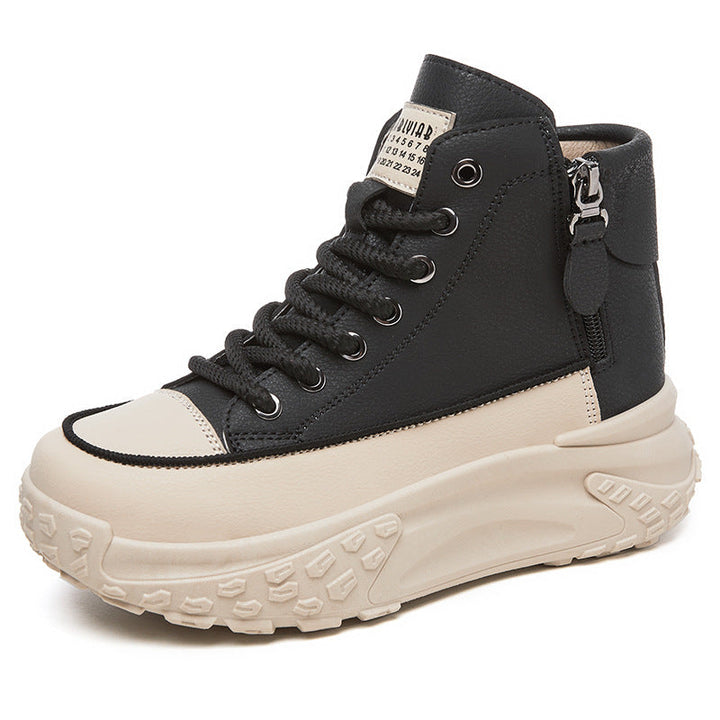 Women High-Top Sneakers with water-repellent surface and non-slip sole Mune Fashion