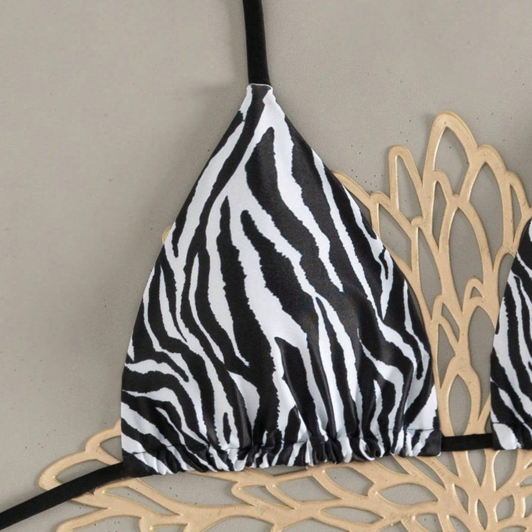 Women's triangle bikini in eye-catching animal print Mune Fashion