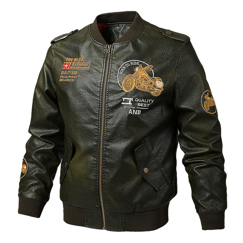 Men's Elegant Biker Jacket Mune Fashion