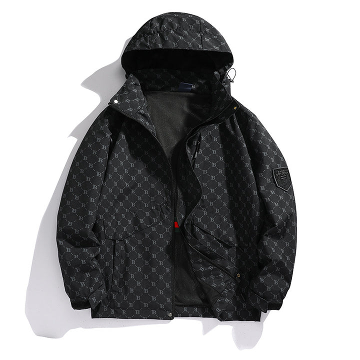 Men's water-repellent long leisure jacket Mune Fashion