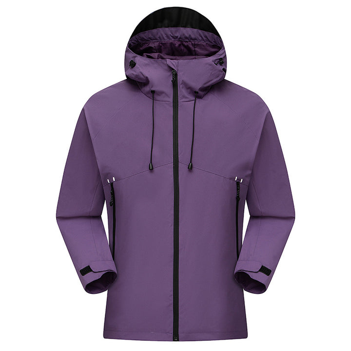 Men's Waterproof High-Visibility Shell Parka with Breathable Membrane, Adjustable Hood and Ventilation Mune Fashion
