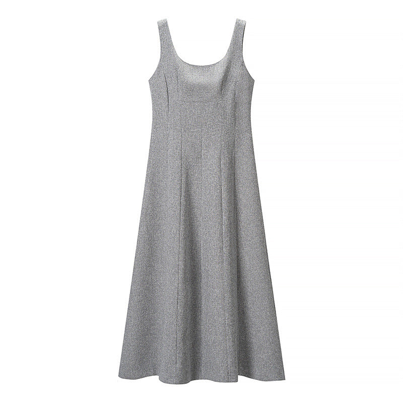 Women Two-Piece Suit made of Wool Blend with Tailored Short Blazer and Flared Midi Skirt Mune Fashion