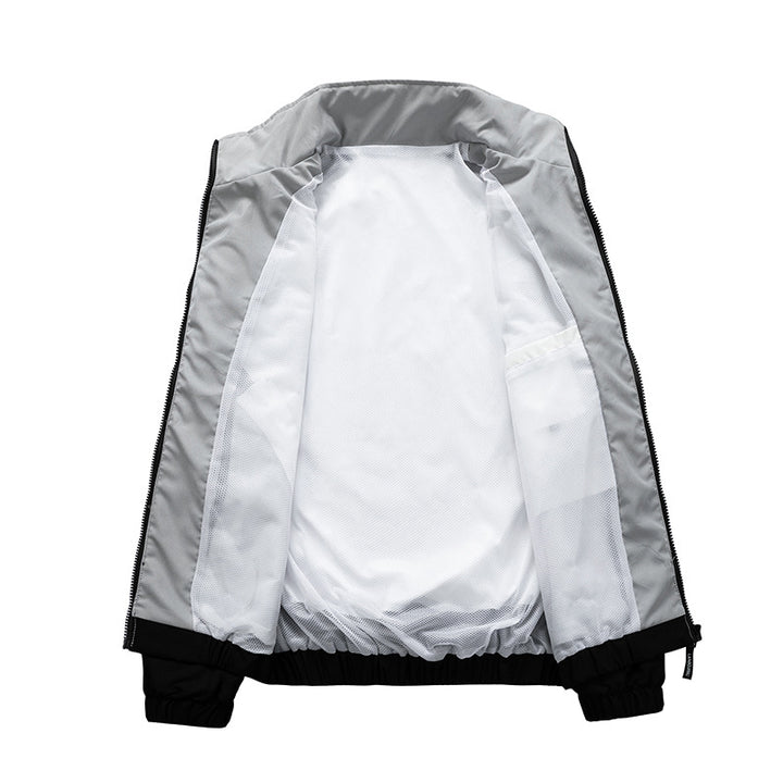 Men's Functional Windbreaker Jacket with Sporty Design Mune Fashion