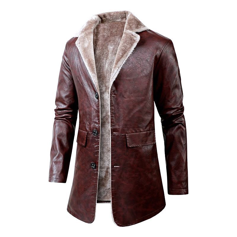 Men's Noble Lamb Leather Jacket with Soft Lining Mune Fashion