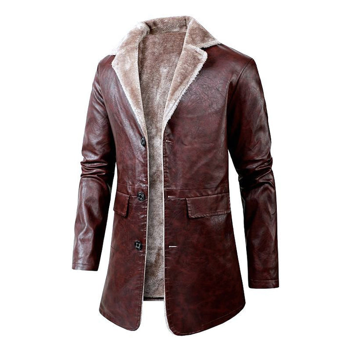 Men's Noble Lamb Leather Jacket with Soft Lining Mune Fashion