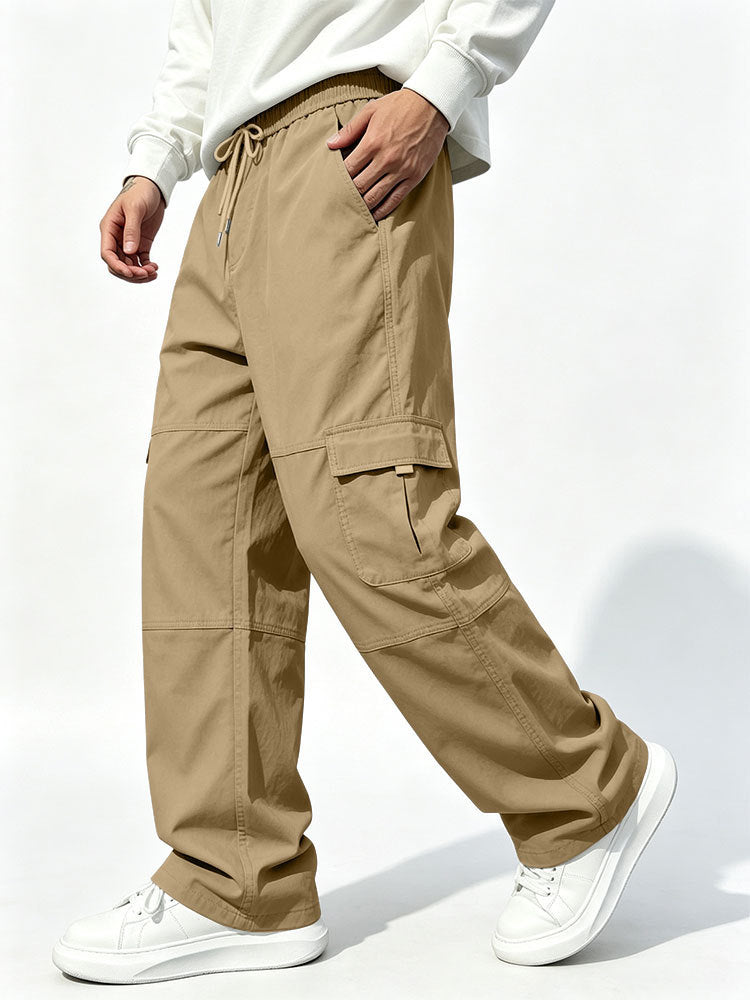 Men's cargo pants with a loose fit and elastic waistband Mune Fashion