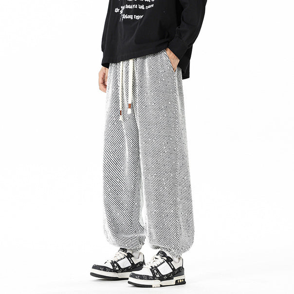 Men's Stylish Striped Leisure Pants