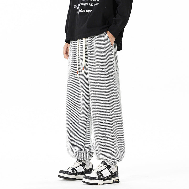 Men's Stylish Striped Leisure Pants