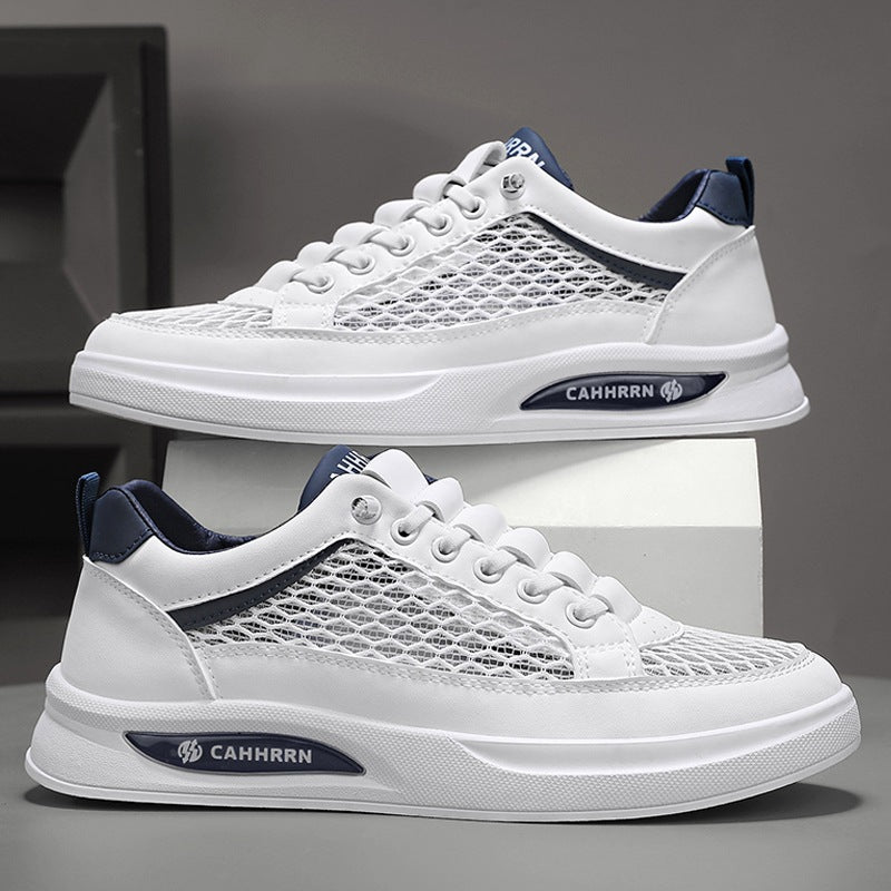 Unisex breathable mesh platform sneakers with light cushioning and padded comfort insole Mune Fashion