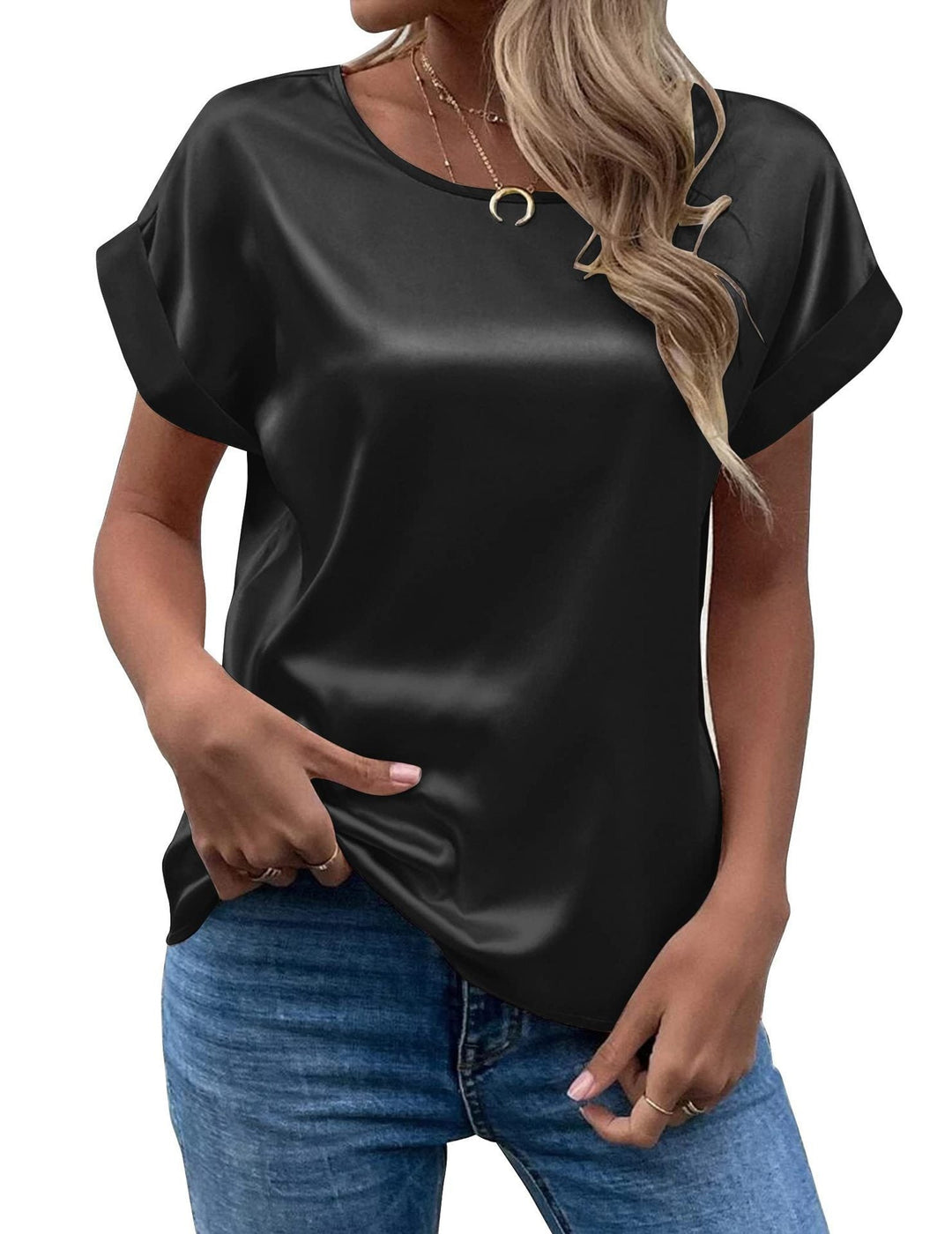Women Satin Blouse Mune