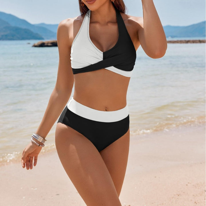 Ladies Bikini Set with stylish wrap top and high-cut bottoms Mune Fashion