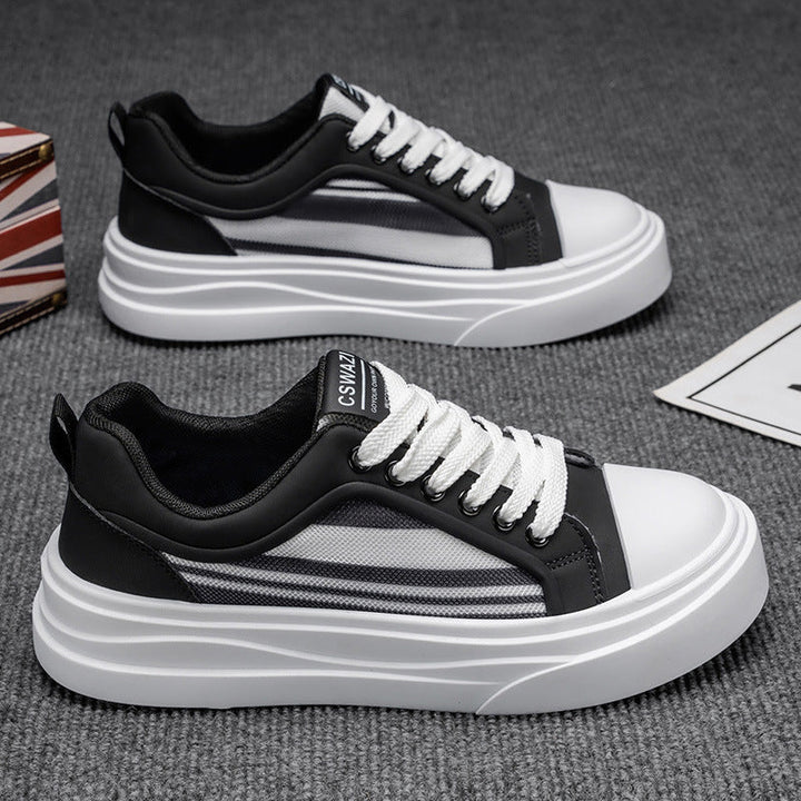 Ladies fashionable platform sneakers with breathable surface structure Mune Fashion
