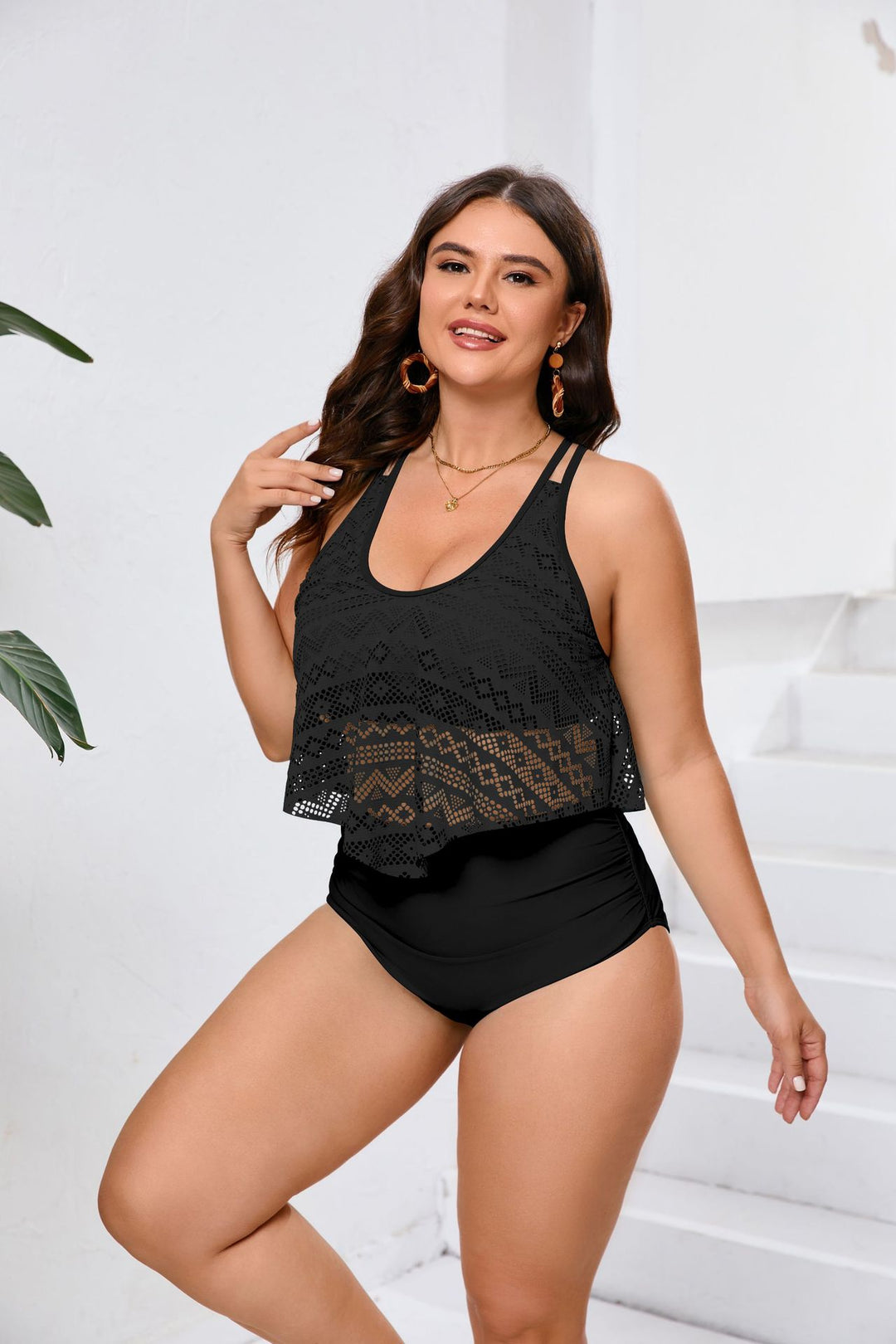 Women's elegant bikini top with transparent design Mune Fashion