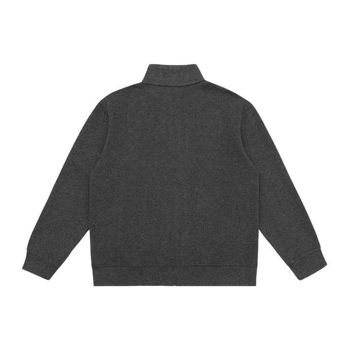 Unisex zip sweatshirt jacket with stand-up collar, raglan sleeves and zip pockets Mune Fashion