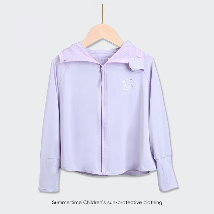 Ladies UV protection jacket with hood and soft material Mune Fashion