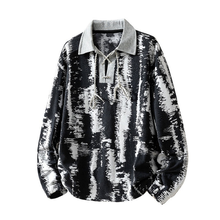 Ladies Fashionable Long Sleeve Blouse with Stand Collar Mune Fashion