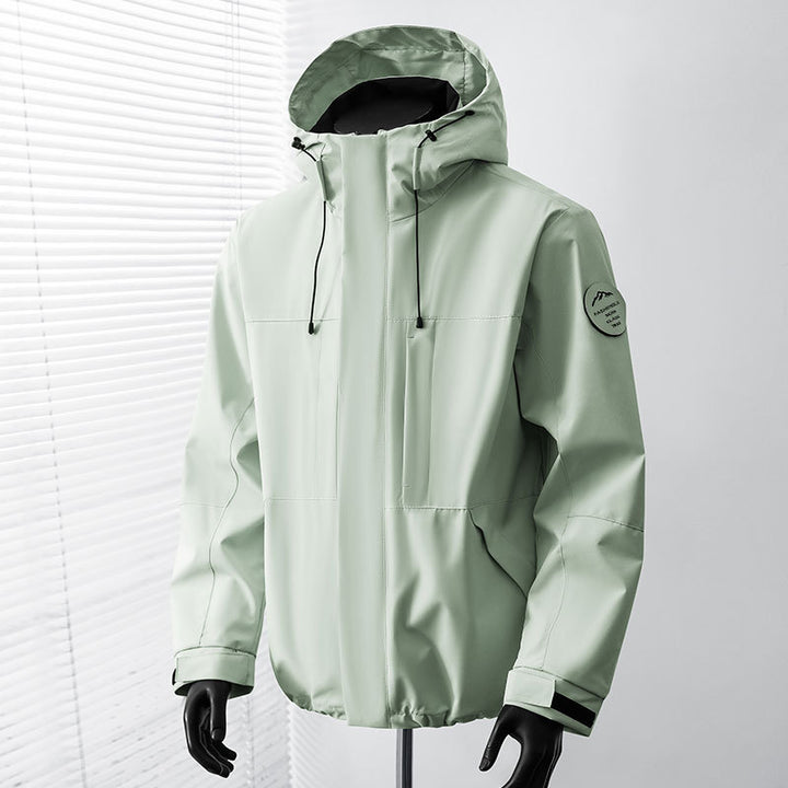 Men's functional jacket with hood