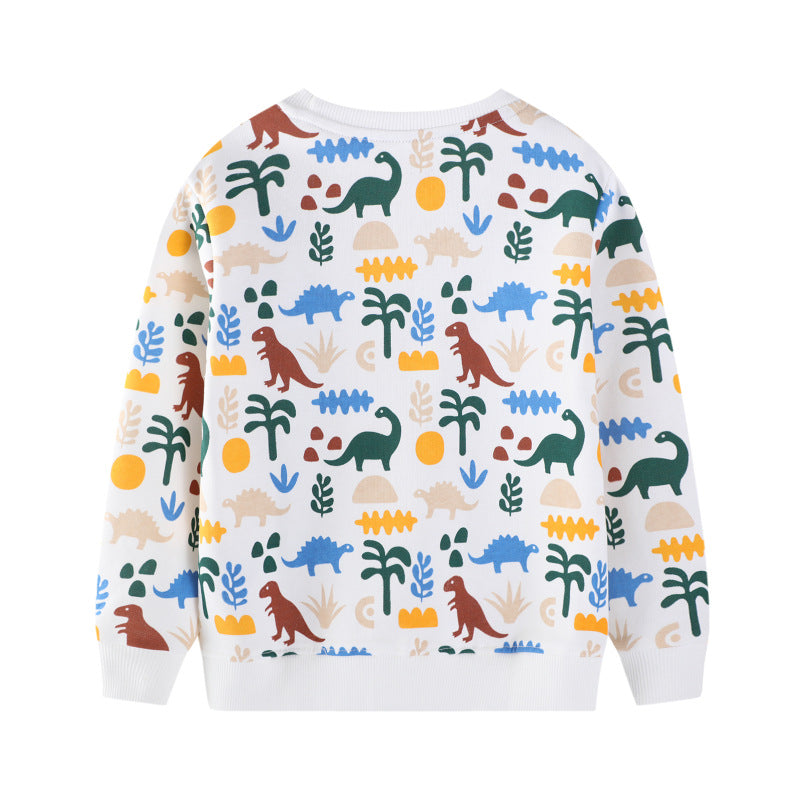 Boys sweatshirt with vibrant dinosaur pattern Mune Fashion