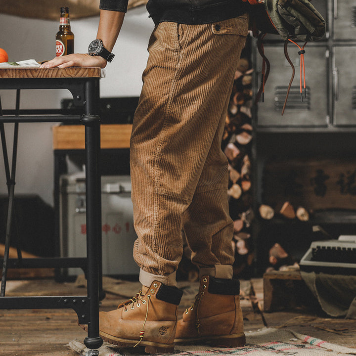 Men's Casual Corduroy Pants Mune Fashion
