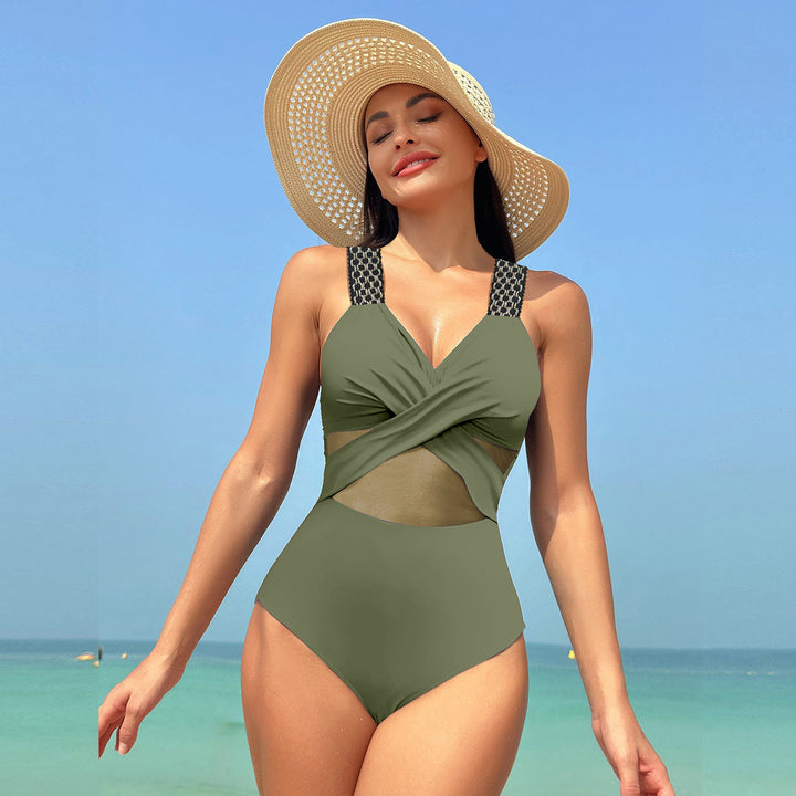 Women Elegant Swimsuit with Refined Cut-Outs and Adjustable Straps Mune Fashion