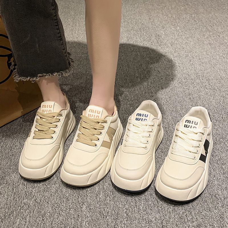 Women's fashionable sneakers with unique sole structure and breathable upper material Mune Fashion