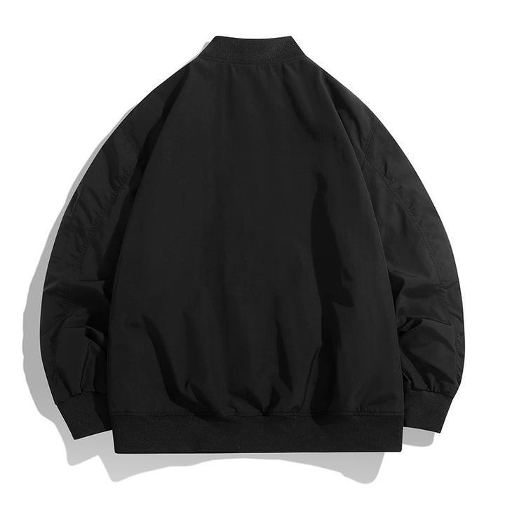 Men's sporty transitional jacket with practical zippered pockets Mune Fashion