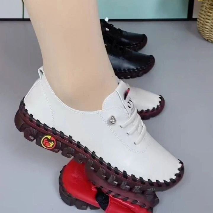 Ladies nan flexible foldable leisure sneakers with shock-absorbing profile sole Mune Fashion