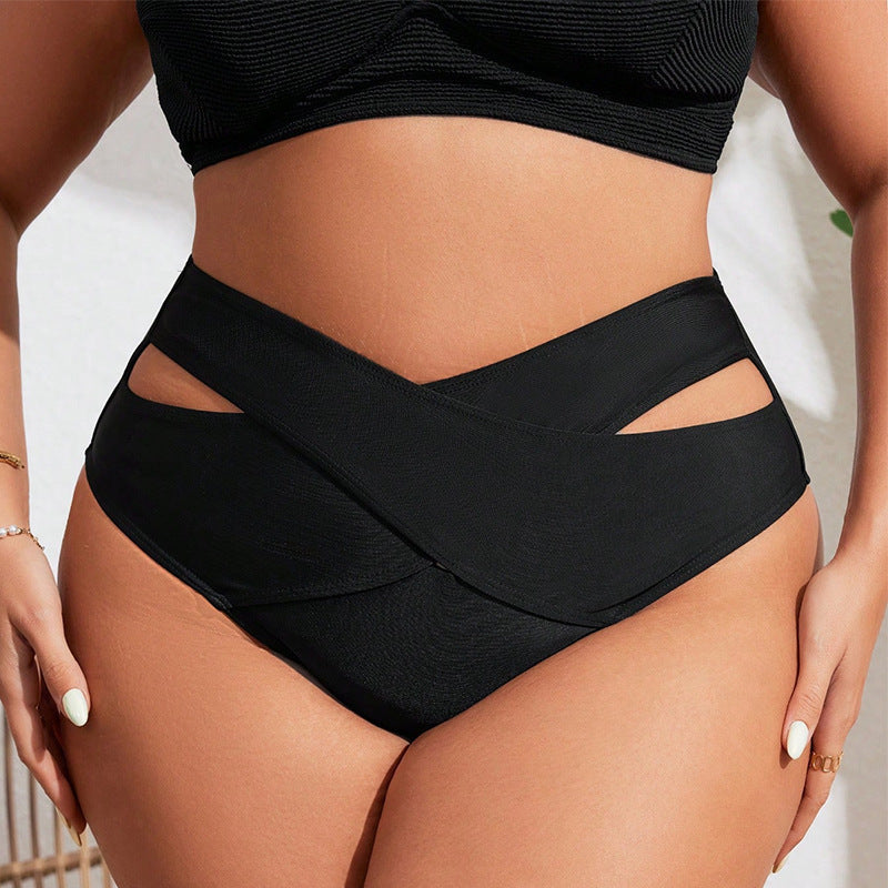 Women's high-waisted bikini bottom with clever cut and side cut-outs Mune Fashion