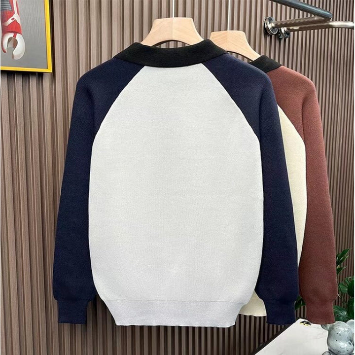 Women's stylish knit sweater with zipper Mune Fashion