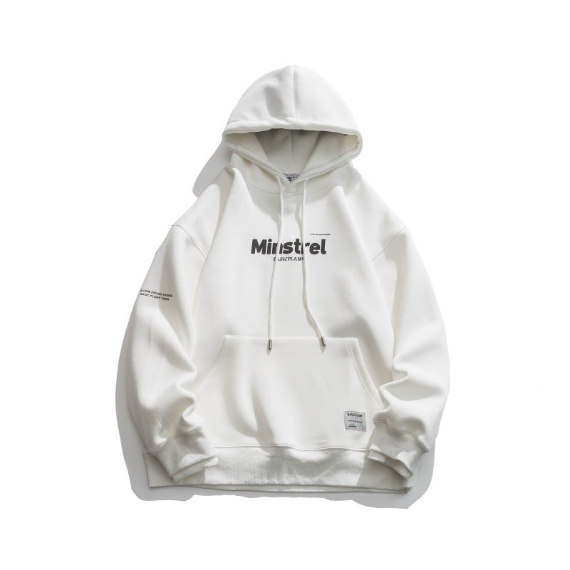 Unisex Oversize Hoodie with minimal logo print, fleece inner lining and kangaroo pocket Mune Fashion