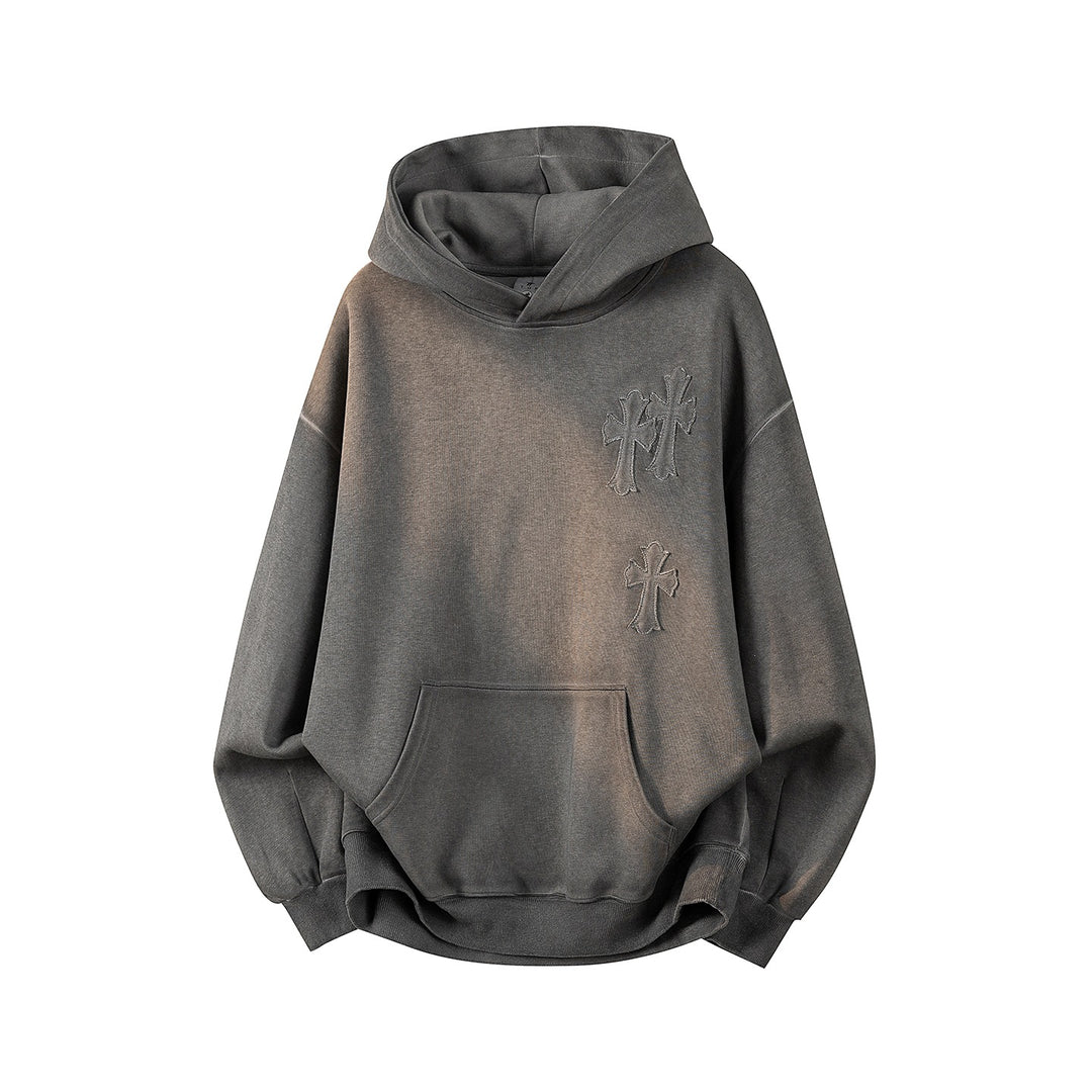 Unisex Oversize Hoodie with handwritten graphic print, kangaroo pocket & ribbed hem Mune Fashion