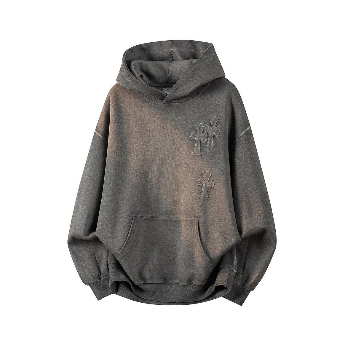 Unisex Oversize Hoodie with handwritten graphic print, kangaroo pocket & ribbed hem Mune Fashion