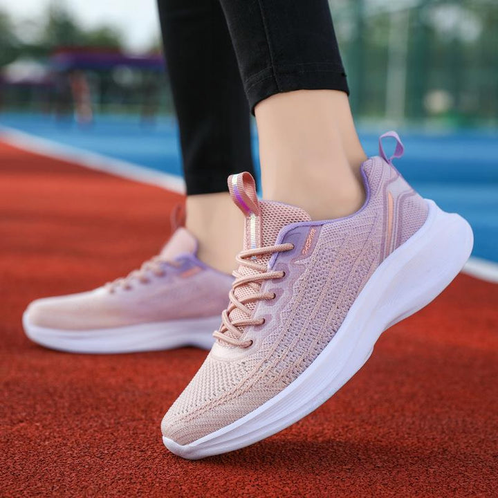 Unisex nan seamless knit performance sneaker with cushioned wave midsole Mune Fashion