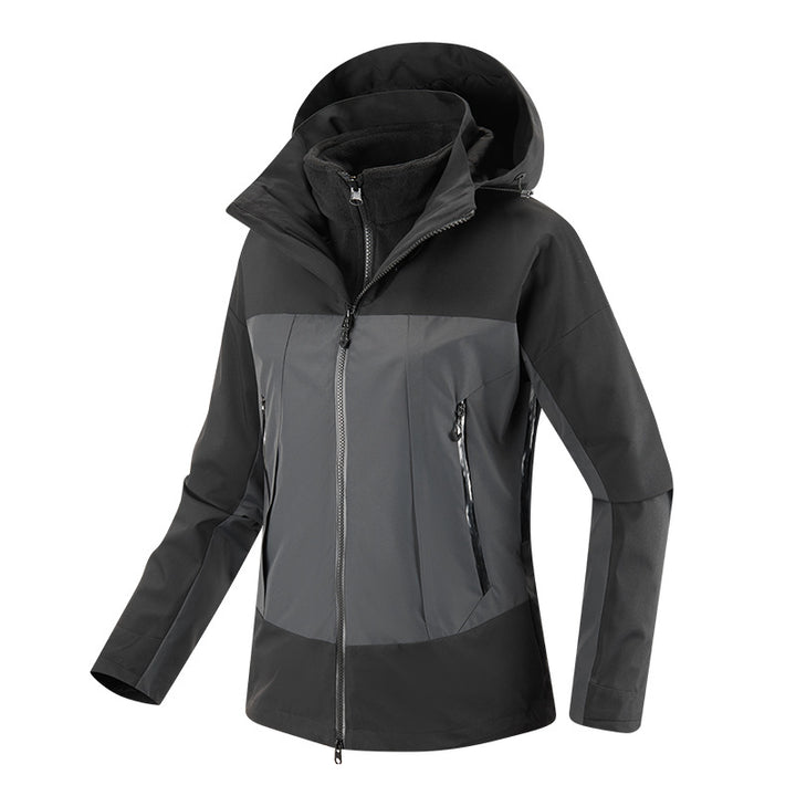 Ladies Multi-comfort softshell jacket with removable fleece lining and adjustable hood Mune Fashion