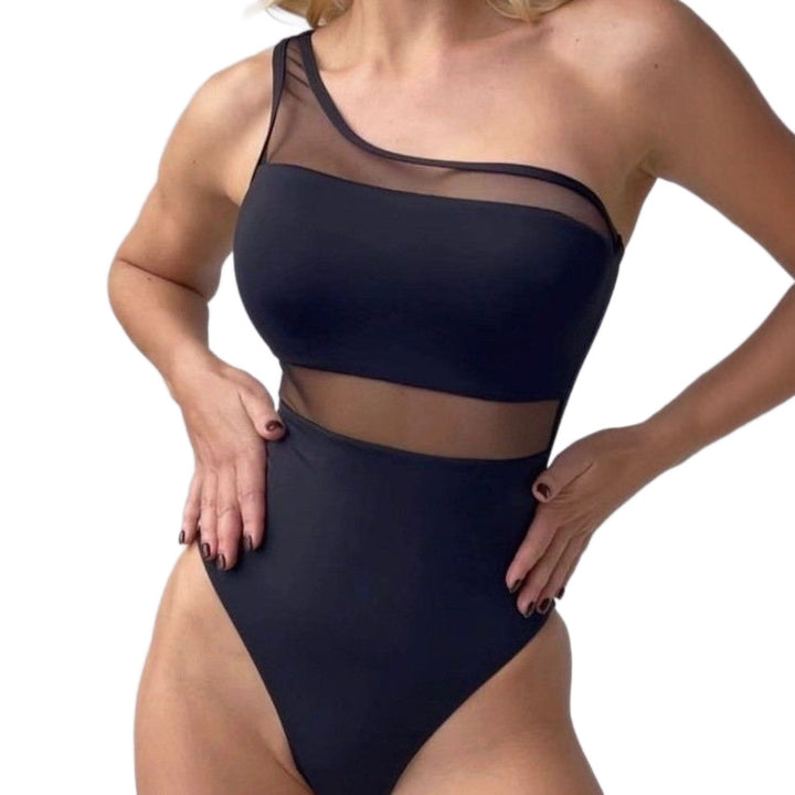 Women's Stylish Monokini with Mesh Inserts Mune Fashion