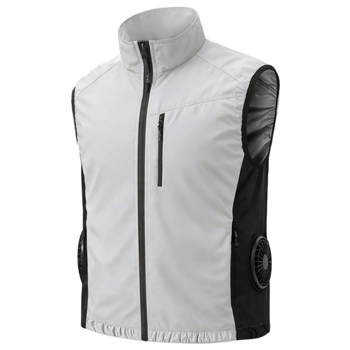 Unisex nan ergonomic cooling vest with integrated fans and battery connection Mune Fashion